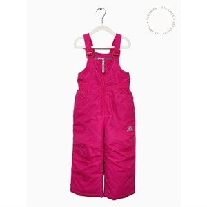 ZeroXposur Kids Toddler Girl Cupcake Pink Ski Snow Bib Snowsuit 3T